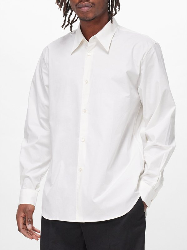 Acne Studios Salo cotton-blend poplin shirt