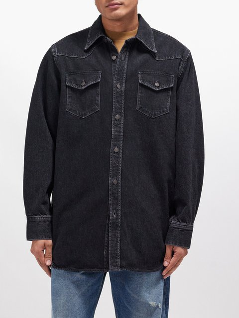 Black Coco cotton shirt | Our Legacy | MATCHES UK