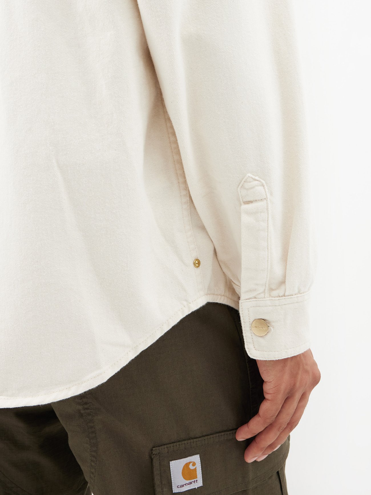 Carhartt Wip  Rinsed Columbia Cotton-ripstop Cargo Trousers