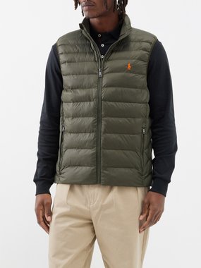Polo Ralph Lauren Logo-embroidered packable quilted gilet