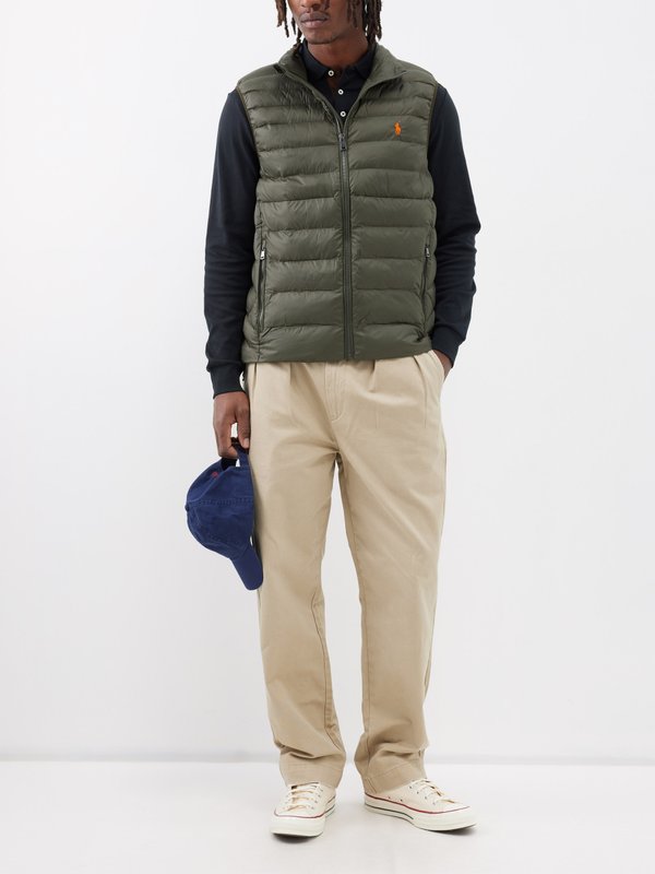Polo Ralph Lauren Logo-embroidered packable quilted gilet