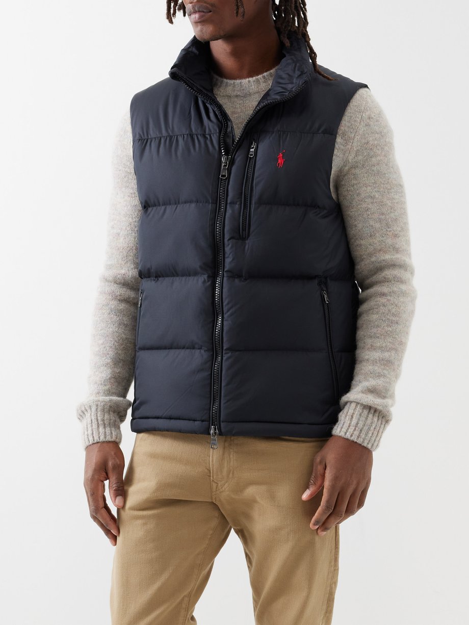 Polo Ralph Lauren Logo-embroidered recycled-fibre quilted gilet