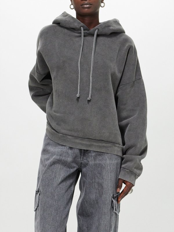 Acne Studios Fester oversized cotton-jersey hoodie