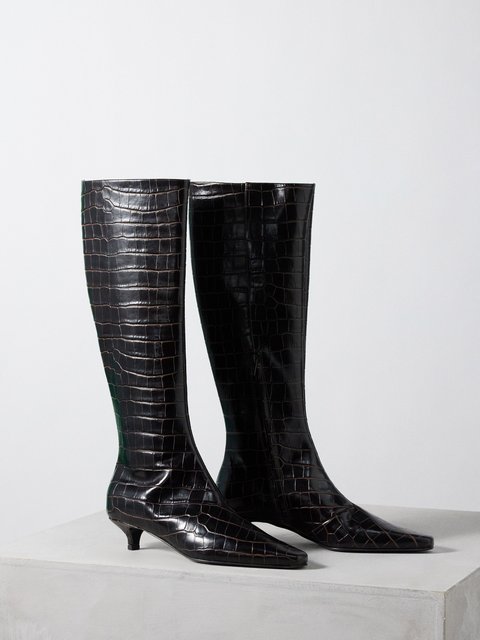 Crocodile hot sale effect boots