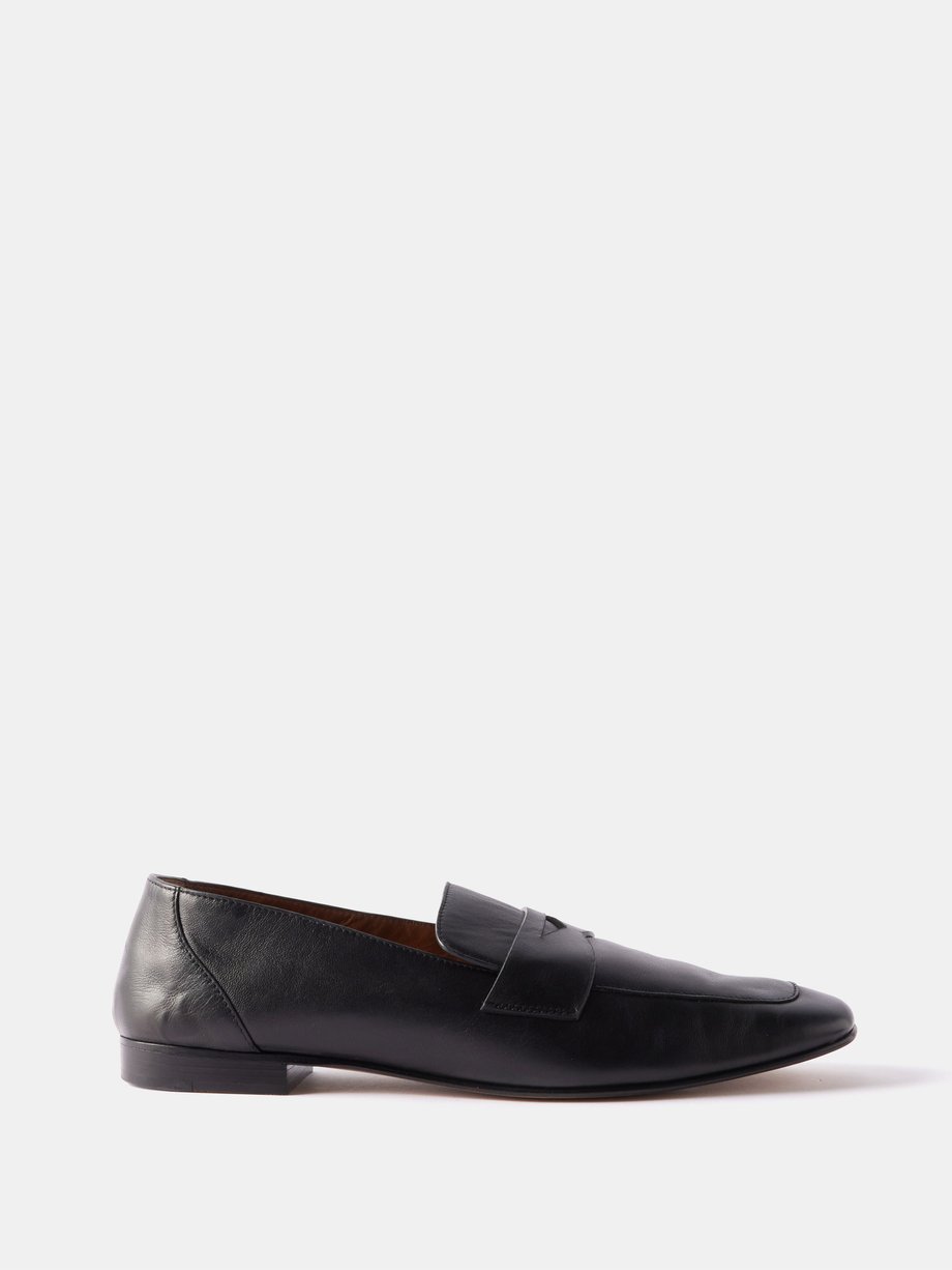 Black Leather penny loafers | Le Monde Beryl | MATCHES UK