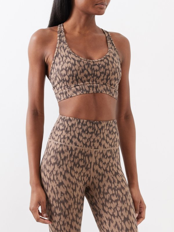 Natural Leopard All Over Print Sports Bra – Leopard Fashionista