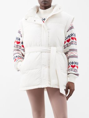The Upside Chalet Oslo belted puffer gilet