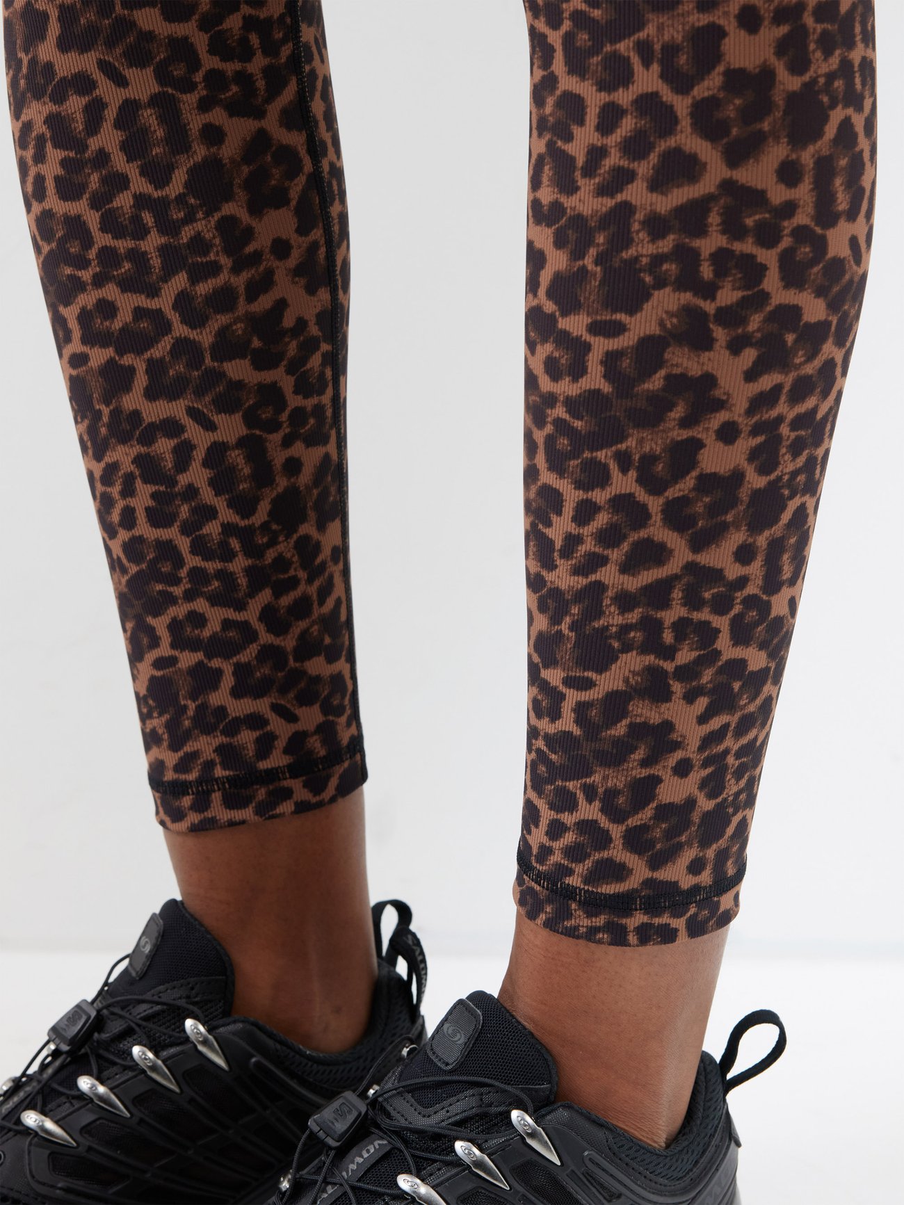 The Upside Biarritz Leopard Print Midi Legging