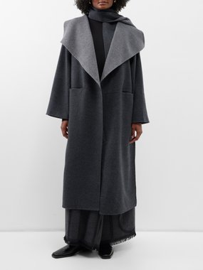 Toteme Signature pressed wool and cashmere-blend coat