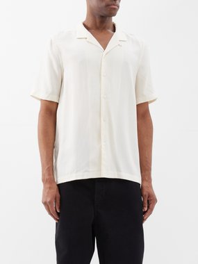 Raey Short-sleeve lyocell shirt