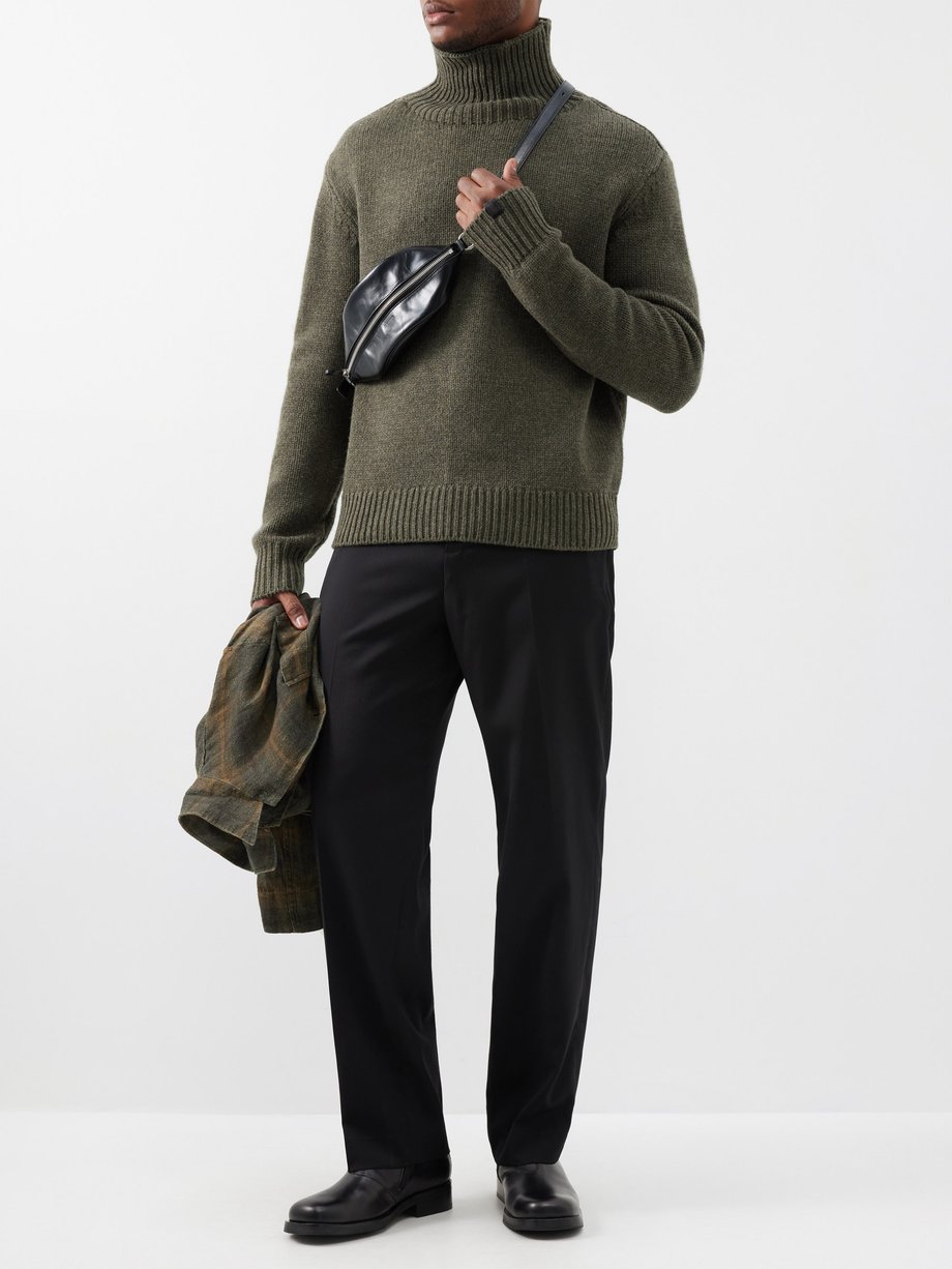 Green Baron roll-neck wool sweater | Rag & Bone | MATCHES UK
