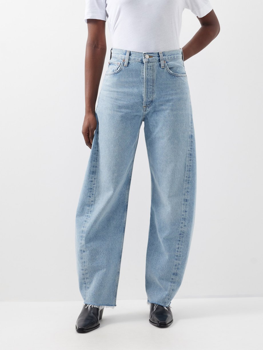 Blue Luna Pieced wide-leg jeans | Agolde | MATCHES UK