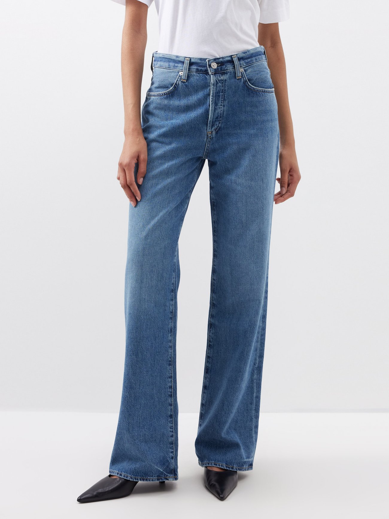 Blue Annina wide-leg jeans | Citizens of Humanity | MATCHES UK