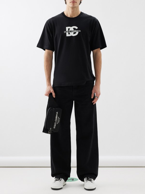 Dolce & Gabbana Logo-print cotton-jersey T-shirt