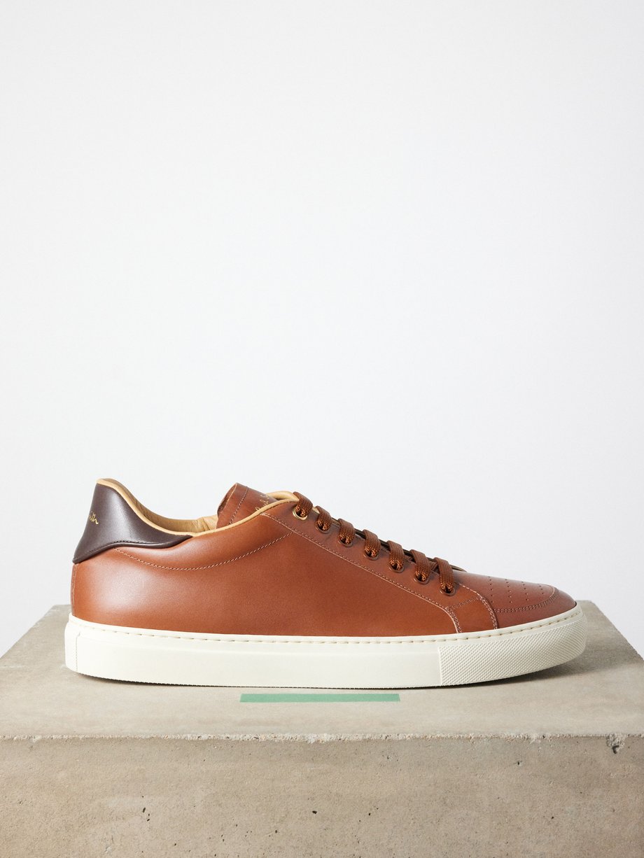 Paul Smith Banff leather low-top trainers