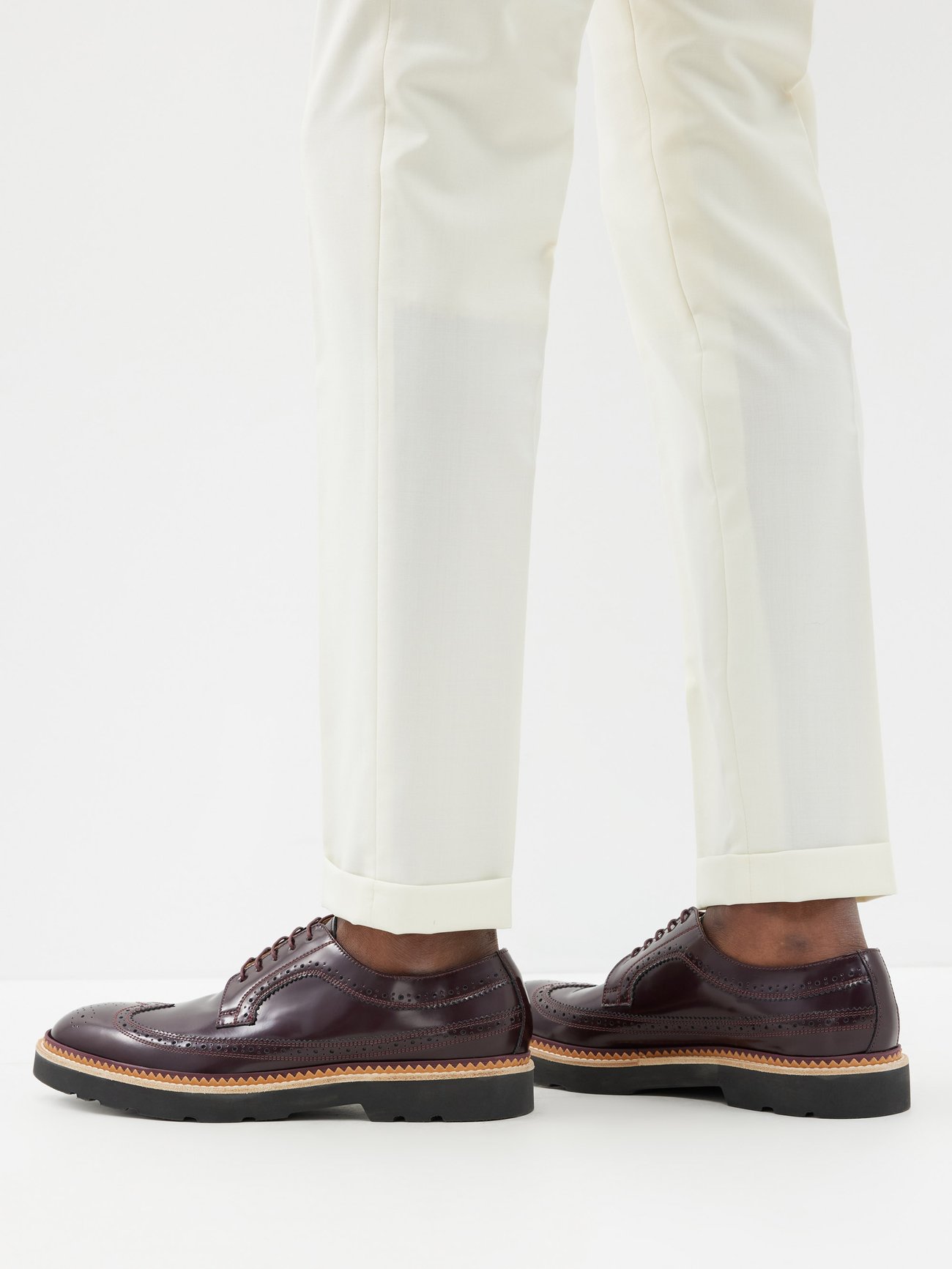 Count leather brogues