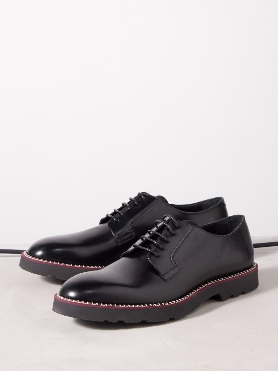 Black Ras leather Oxford shoes | Paul Smith | MATCHES UK