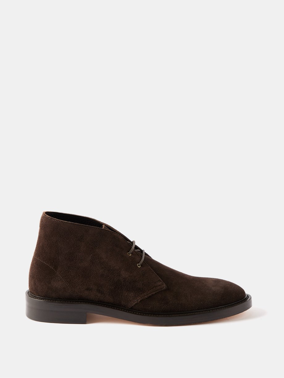 Brown Kew suede desert boots | Paul Smith | MATCHES UK