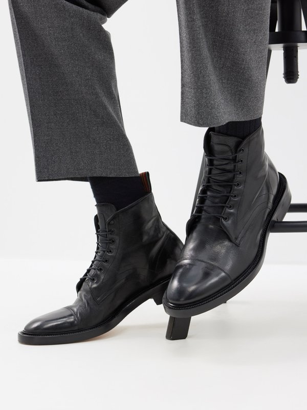 Paul Smith Newland lace-up leather boots