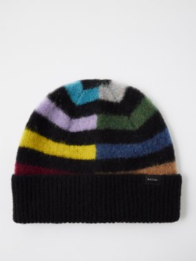 Paul Smith Striped lambswool beanie