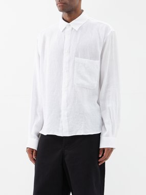 Raey Long-sleeve linen shirt