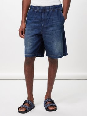Valentino Garavani Elasticated-waist denim shorts