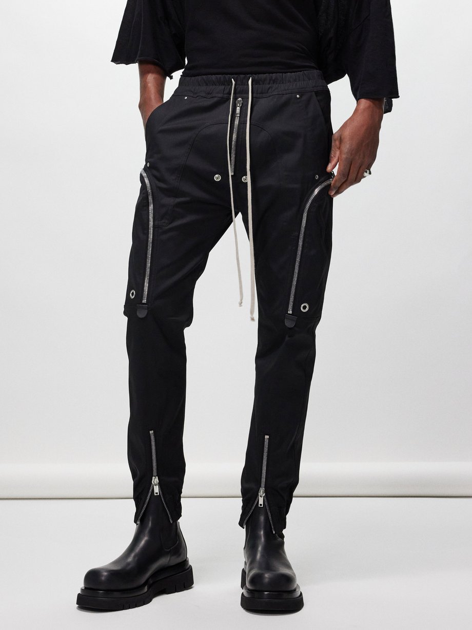 Punk Cargo Pants With Metal Buttons