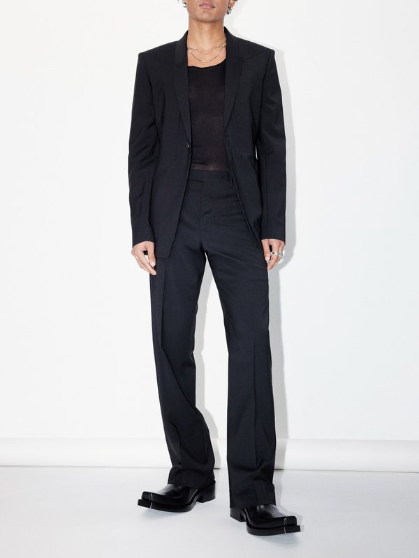 Rick Owens Dietrich virgin-wool suit trousers