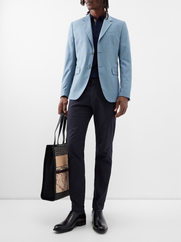 Paul Smith Single-breasted wool suit jacket