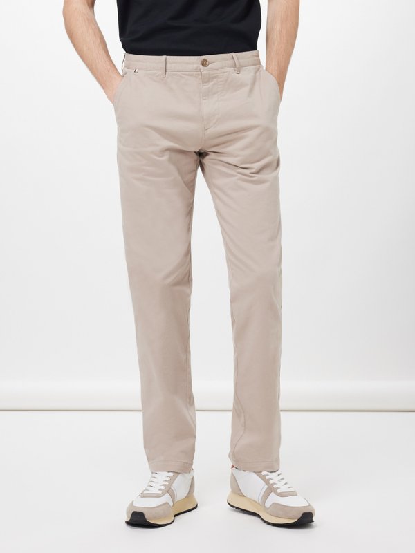 BOSS Crigan cotton-blend trousers