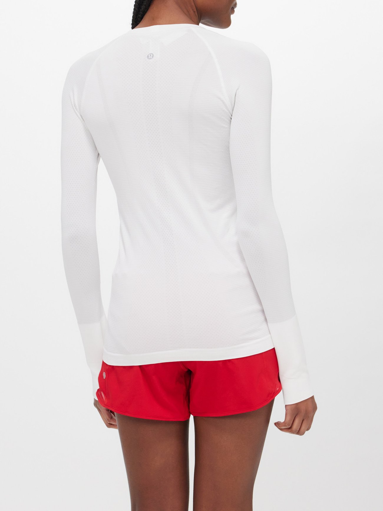 White Swiftly Tech long-sleeve jersey top, lululemon