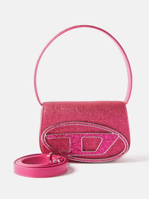 Diesel - 1DR Small Glitter Shoulder Bag - Womens - Fuchsia - One Size