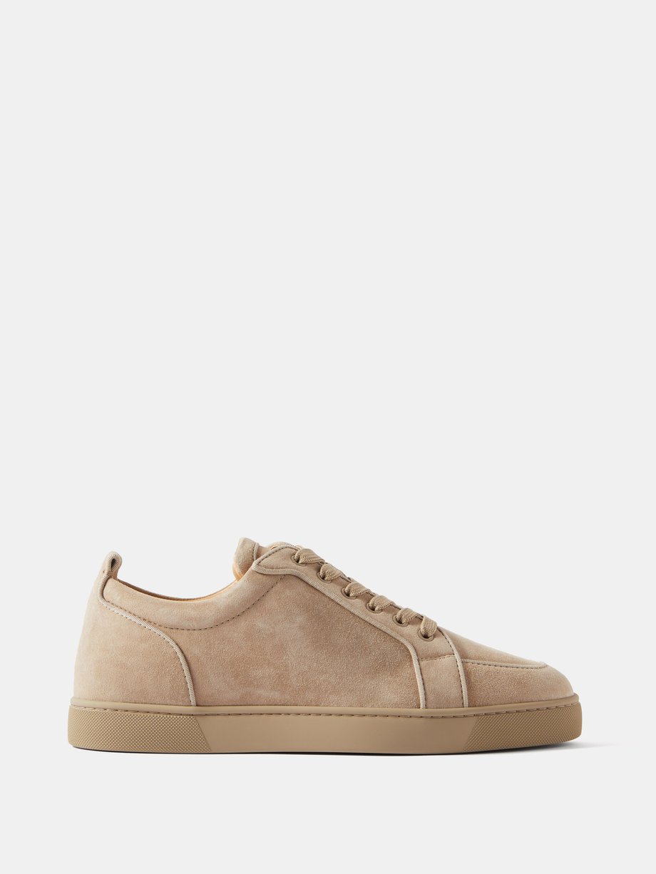 Beige Rantulow Orlato suede trainers | Christian Louboutin | MATCHES UK