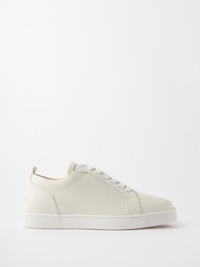 Christian Louboutin Rantulow low-top grained leather trainers