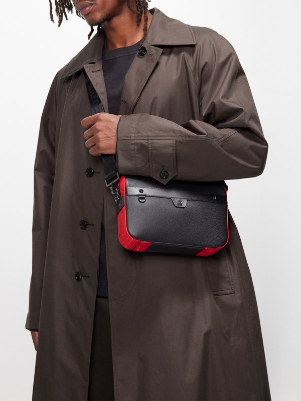 Christian Louboutin Ruisbuddy grained-leather cross-body bag