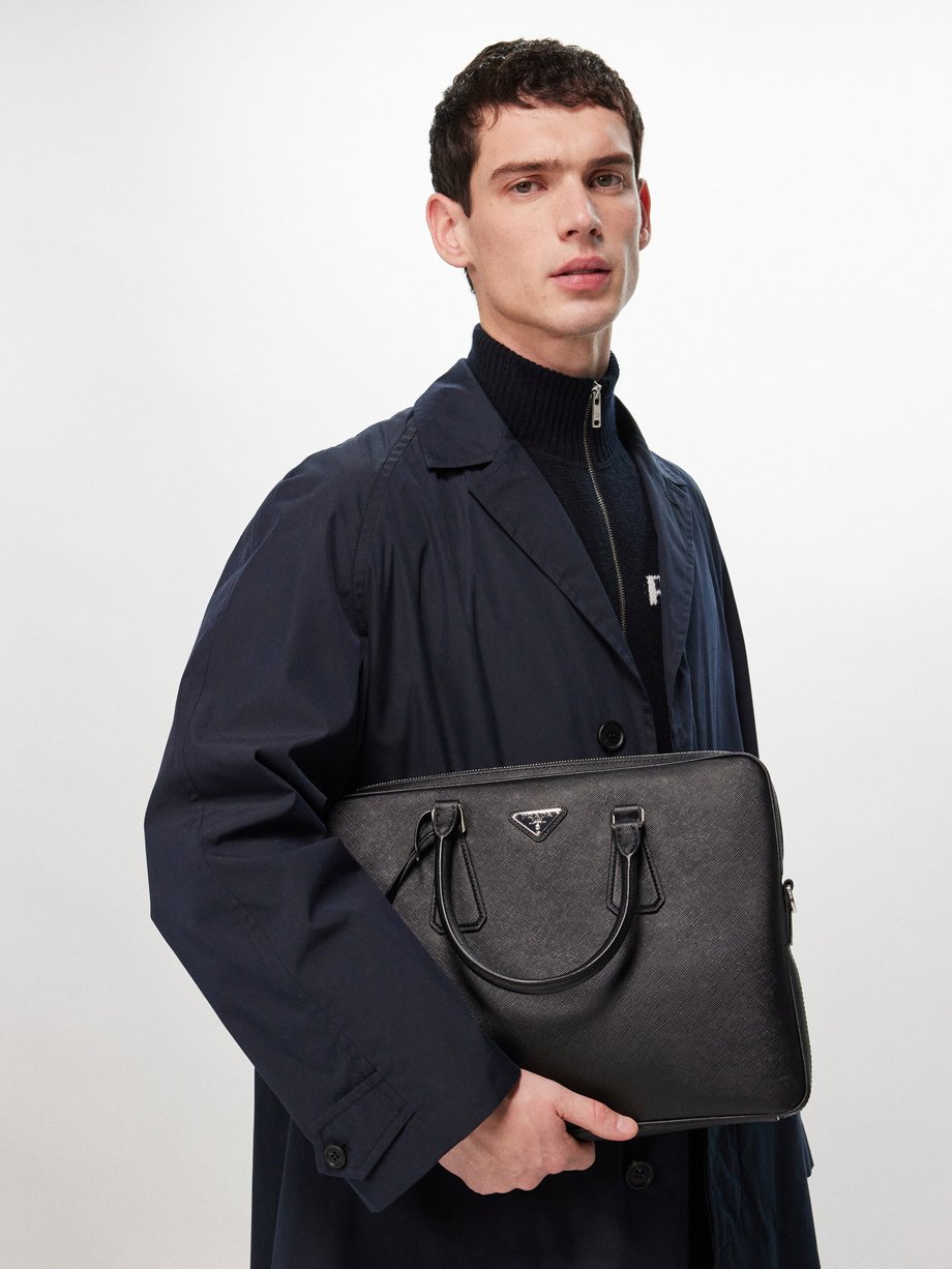 Prada mens briefcase sale