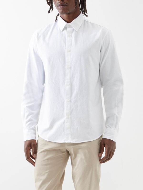 Sunspel Cotton-Oxford shirt