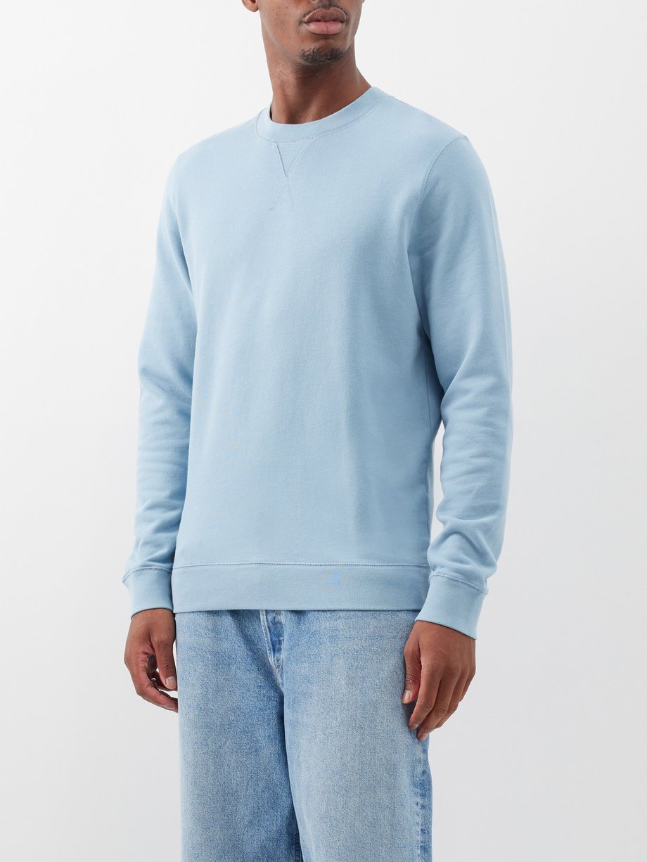 Sunspel Crew-neck loopback cotton-jersey sweatshirt