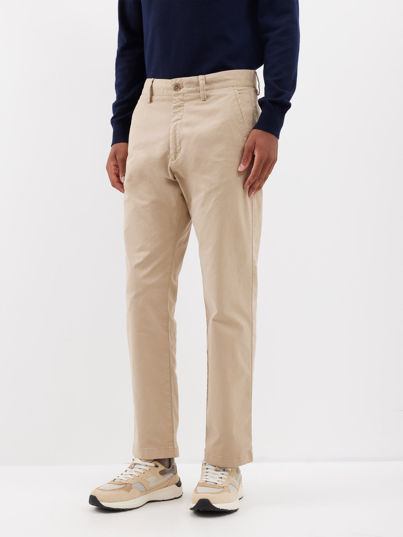 Alex organic cotton-blend chinos