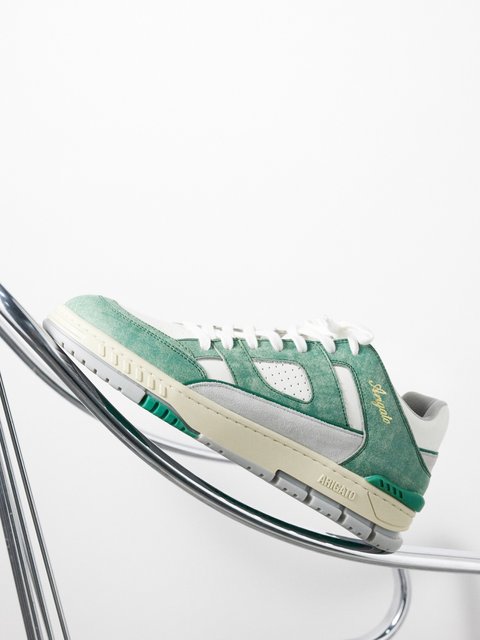 Green Area Lo leather low top trainers Axel Arigato MATCHES UK