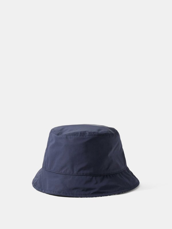 Moncler Reversible logo-patch canvas bucket hat