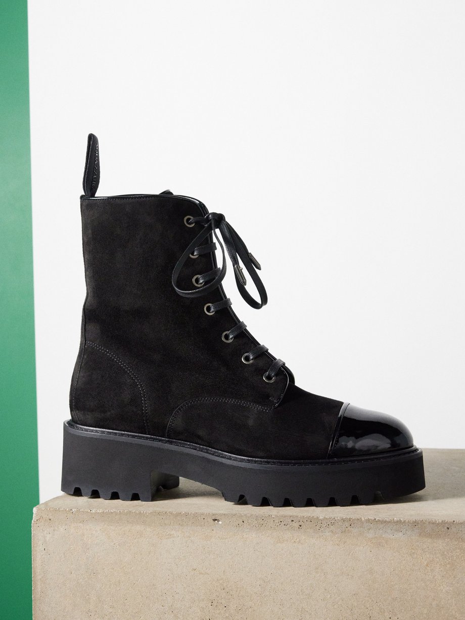 Black Desert suede boots | Aquazzura | MATCHES UK