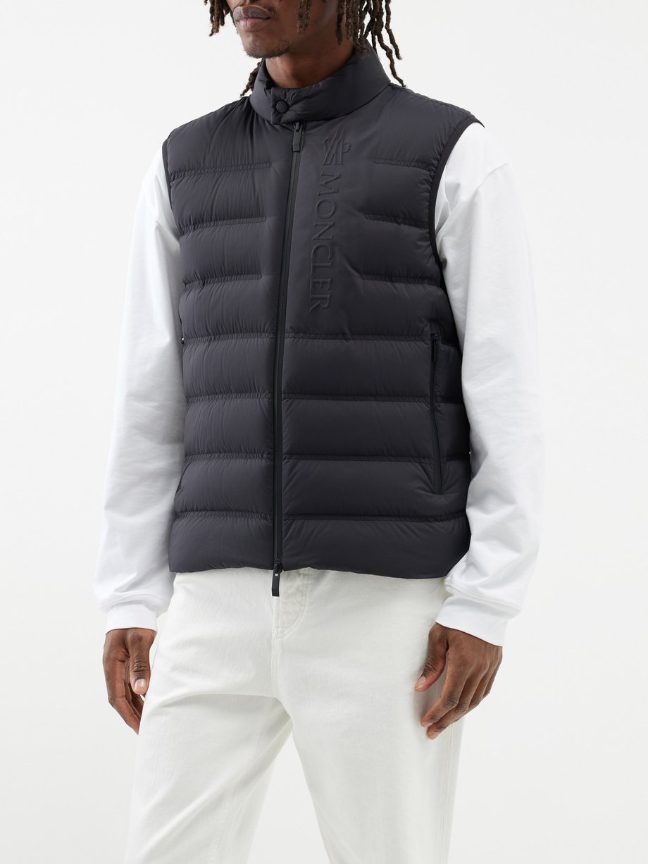 Moncler Oserot logo-embossed quilted down gilet