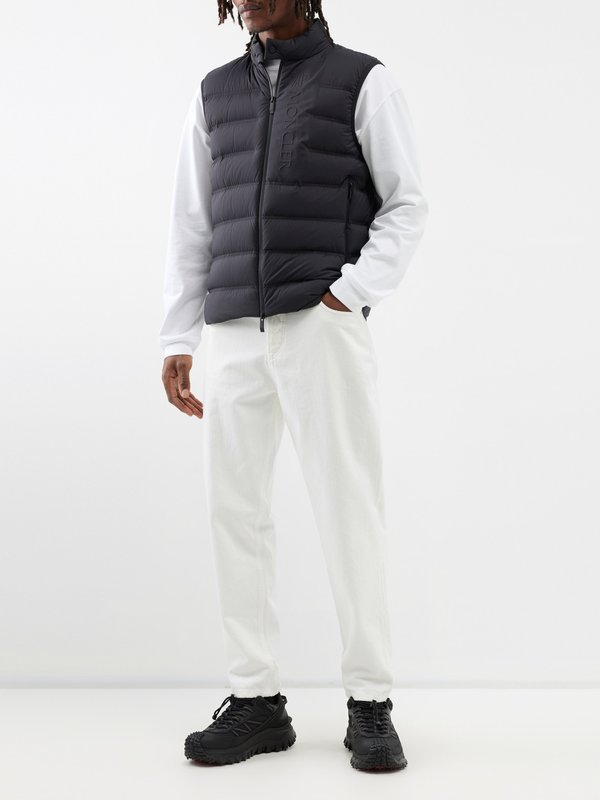 Moncler Oserot logo-embossed quilted down gilet