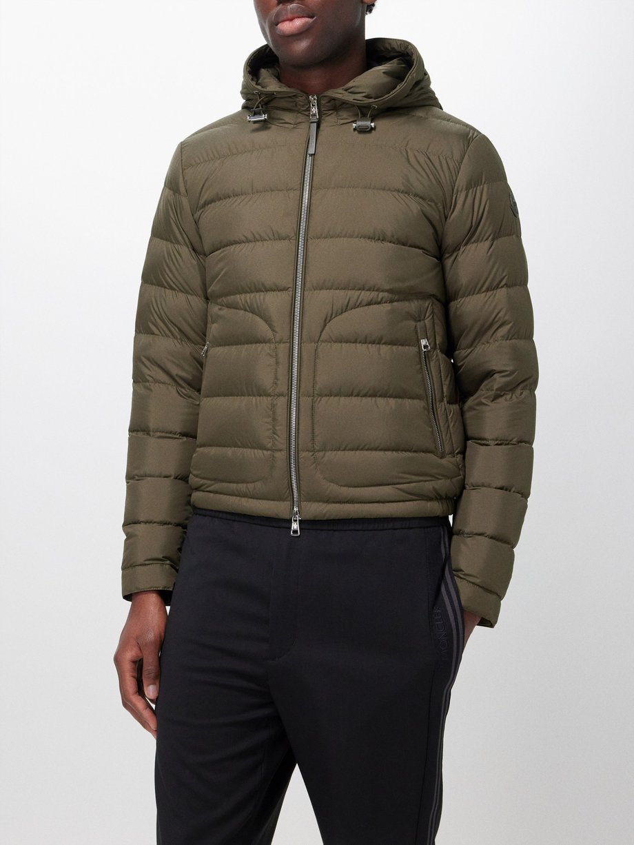 Moncler Sestriere hooded quilted down coat