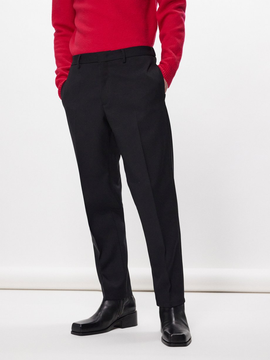 Jil Sander Pressed recycled-gabardine tapered trousers