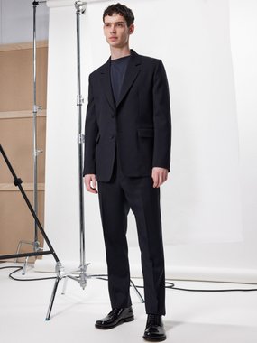 Jil Sander Single-breasted wool-gabardine suit