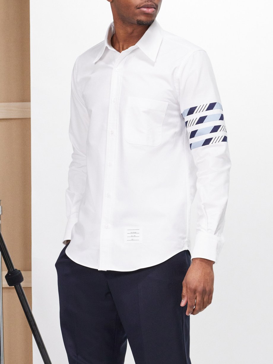 Thom Browne 4-bar cotton-poplin shirt