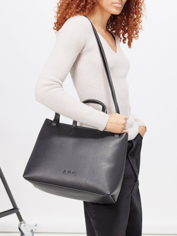 A.P.C. Market small faux-leather tote bag