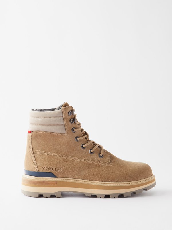 Moncler Peka suede hiking boots